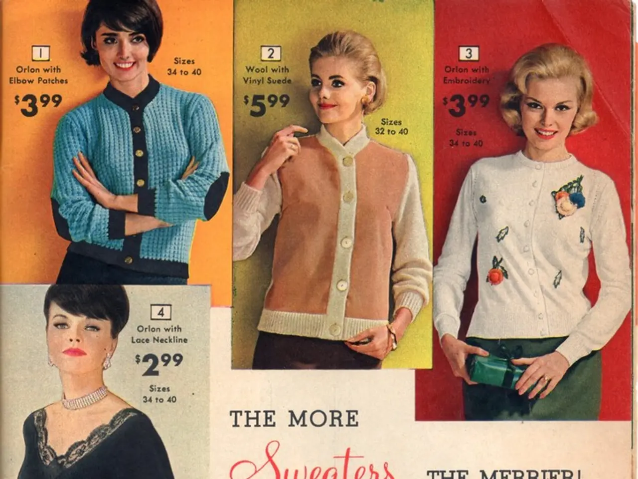 This is a picture of a collage. The picture consists of various images of women in different...