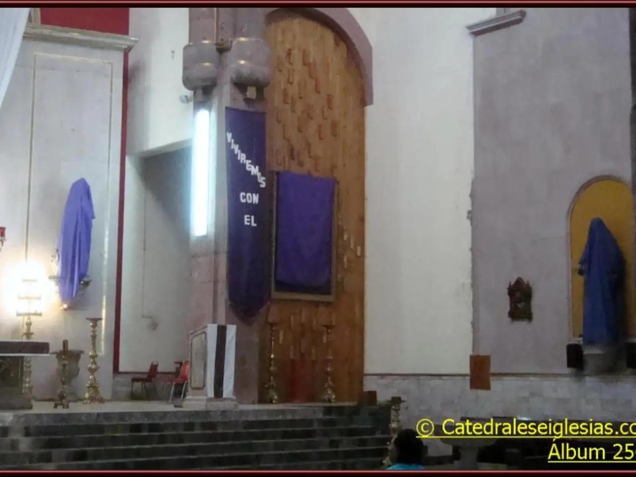 In this image there is a wall, on that wall there are few items, in the background there are...