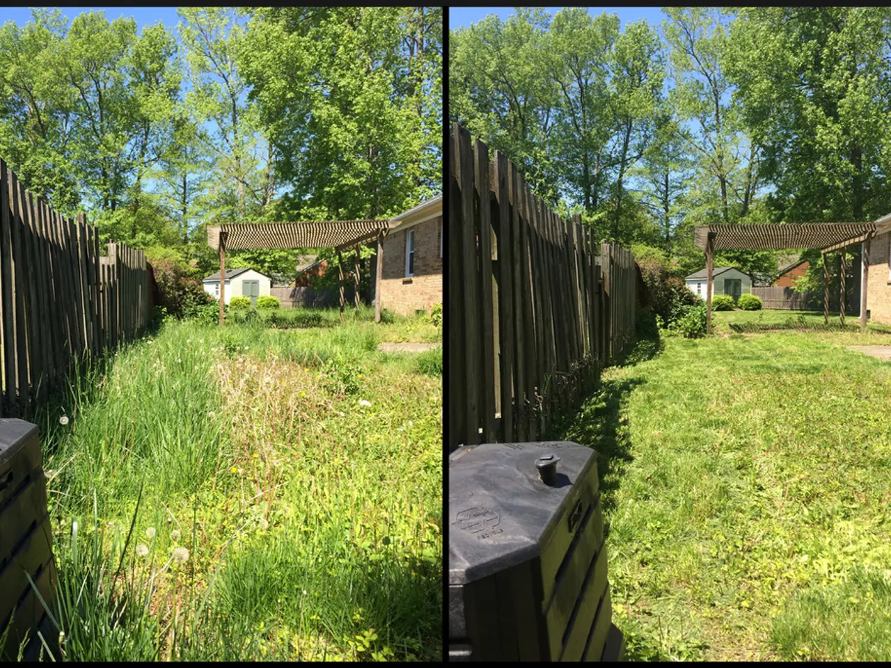 This is an image with collage. In this image we can see some houses, a roof with the poles, some...