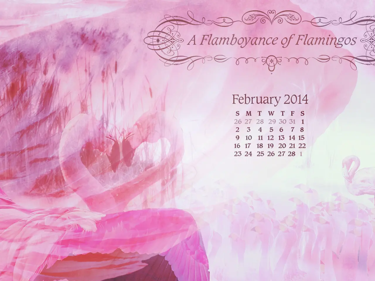 In the image we can see a poster, in the poster we can see some text and calendar.