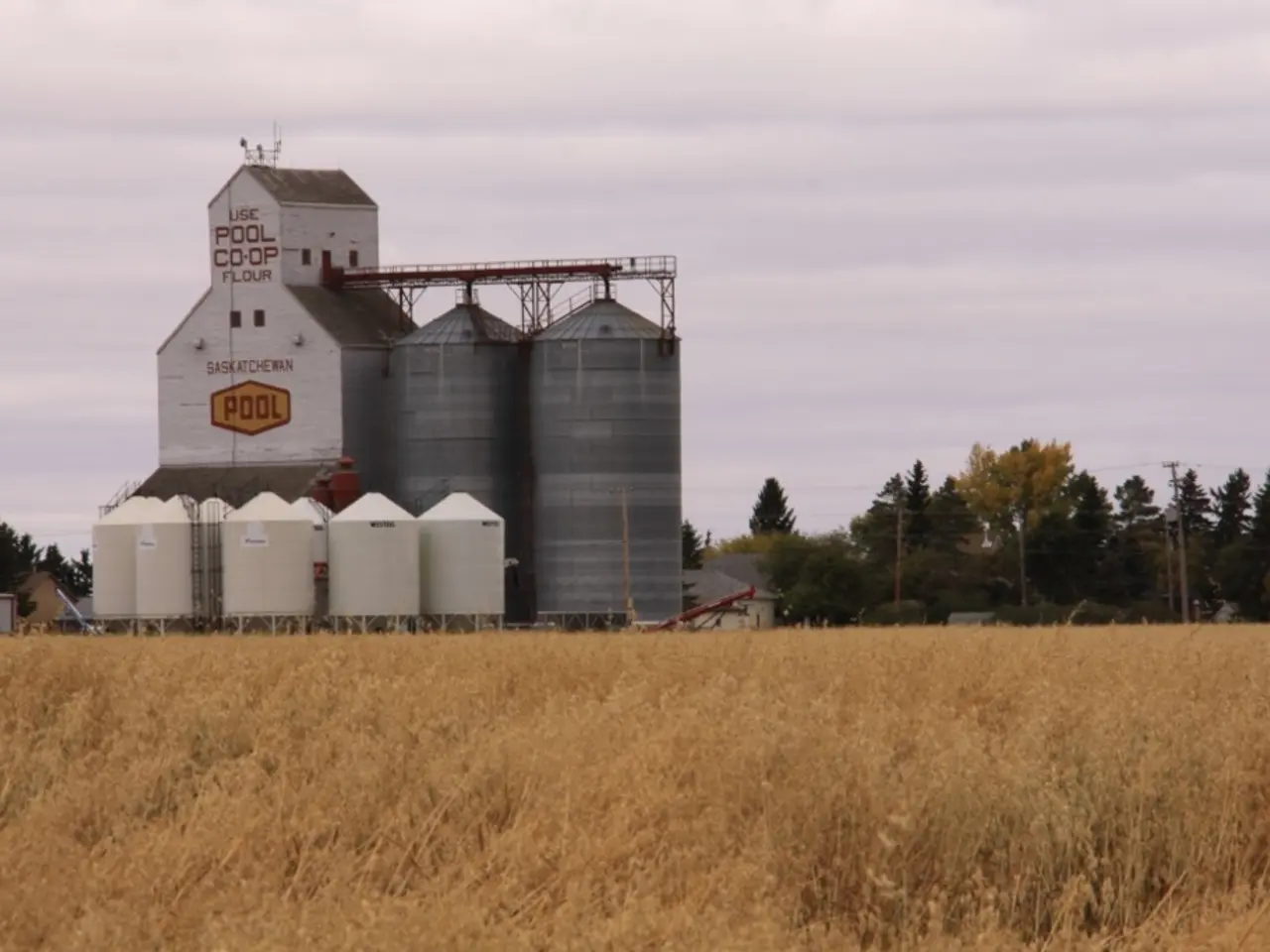 In this image we can see a building with some text written on it, there we can see two big tankers,...