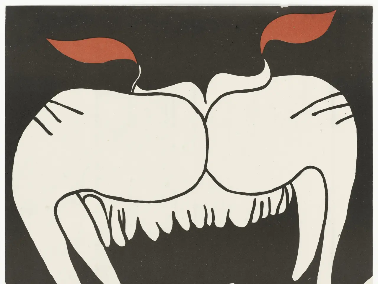 The image shows a poster with a black power logo and text that reads "Retaliation to Crime,...