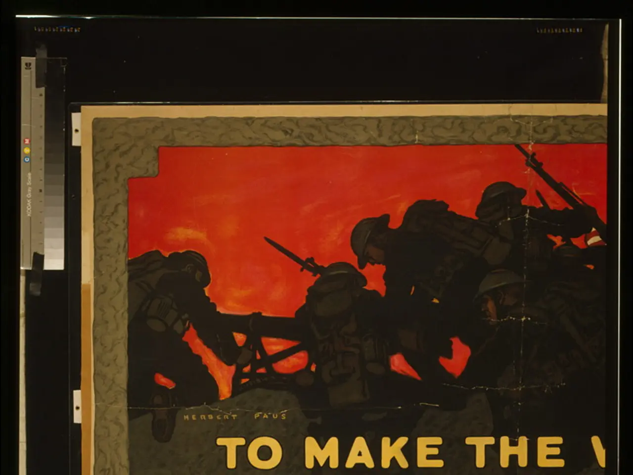 The image shows a poster with a black background and text that reads "To Make the Decent Place Do...