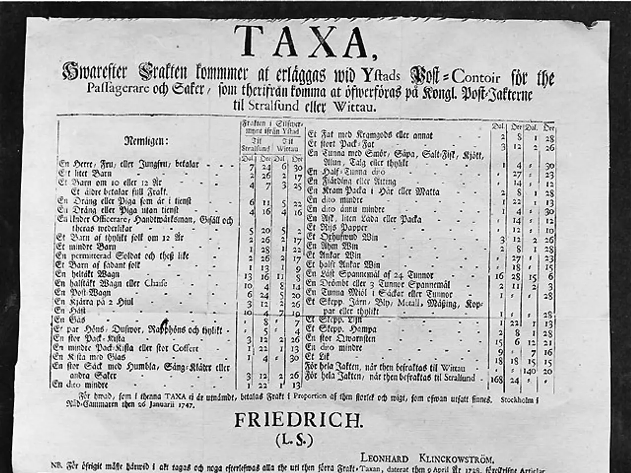 The image shows a black and white photo of a tax form with text and numbers on it.
