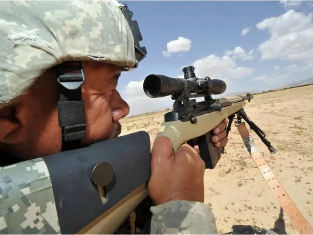 US Air Force F-35 fighter jets conduct their initial flight from the Philippines during the Cope...