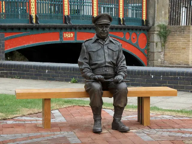 Historical landmark, The Sayner Hut, standing as a testament to the region's industrial past.