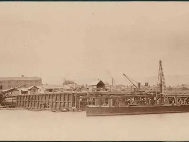 In this image there are buildings, bridges, water, architecture, cloudy sky, trees, grass, roads,...