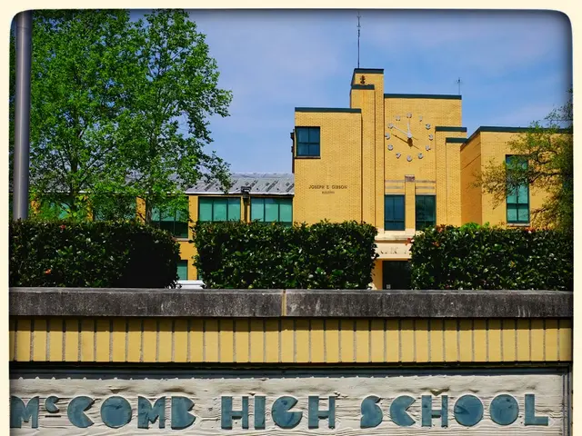 In the foreground of this poster, there is some text written on a wall as " MCCOMB HIGH SCHOOL" on...