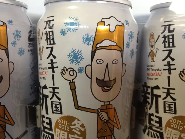 This image consists of tins in white color. On which there is a picture of a man and text.