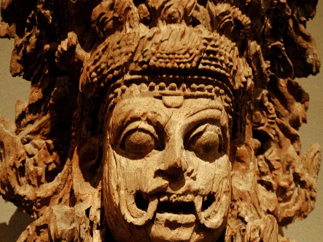In this image there is a picture of a statue.