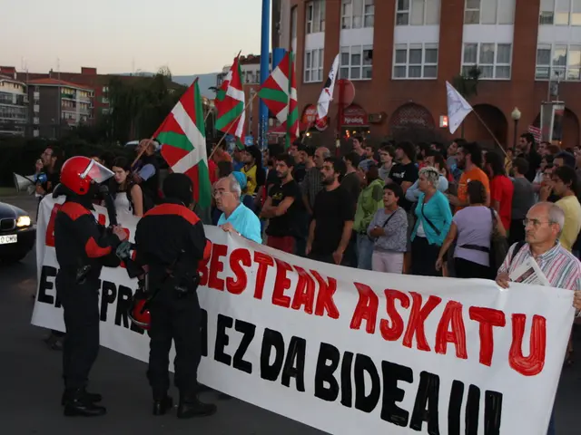 In this picture there are people those who are standing on the right side of the image, by holding...