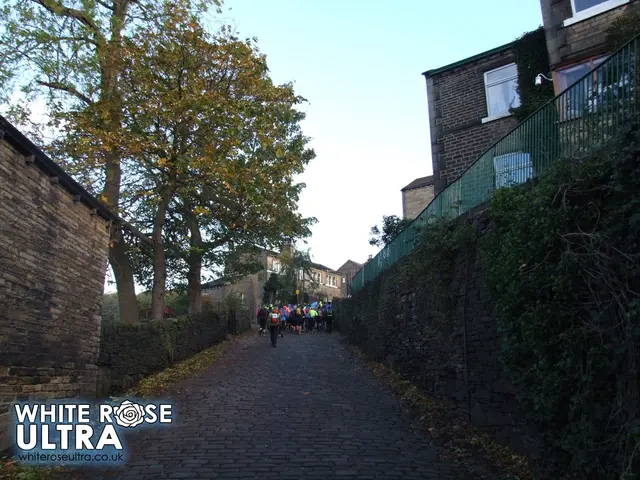 In this image there is the sky towards the top of the image, there are buildings towards the right...