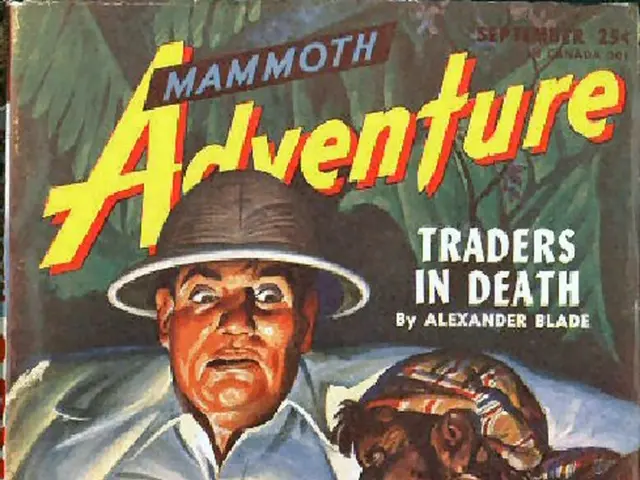 This is a book. On the book we can see the painting of the people and text.