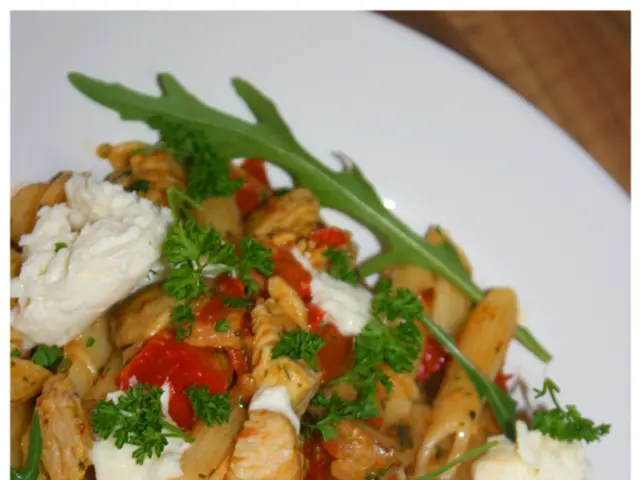 There is a food item is kept in a white color plate as we can see in the middle of this image....