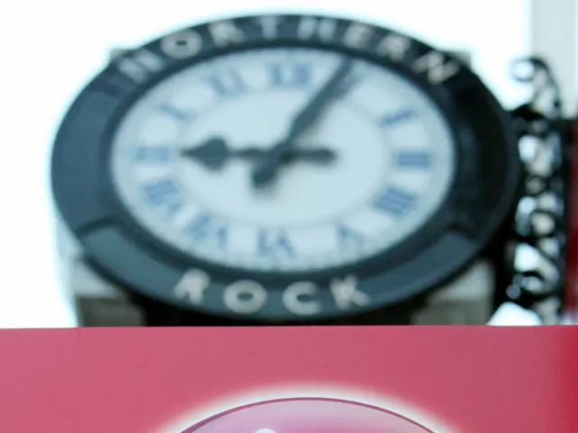 This is a zoomed in picture. At the top there is a clock seems to be attached to the wall and we...