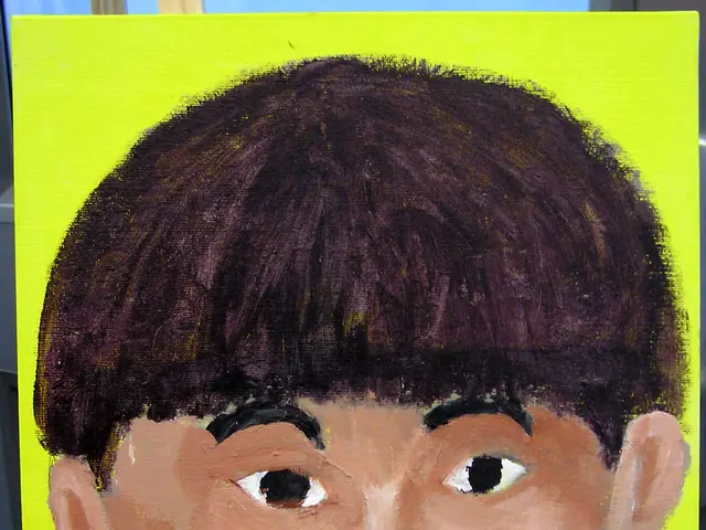 In this image there is a drawing on the board.