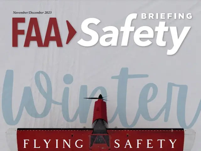 The image shows the cover of the November/December 2020 issue of FAA Safety Briefing, featuring an...