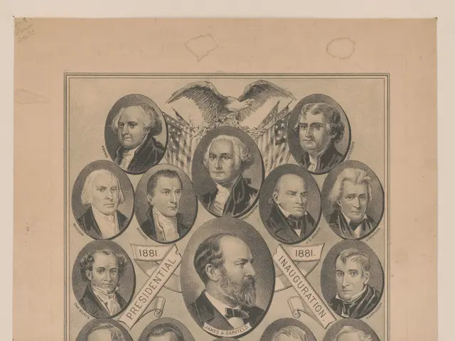 The image shows a paper with pictures of the people's government made for the people, with text...