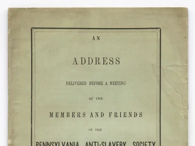 The image shows a book with the title "An Address Delivered Before a Meeting of the Members and...