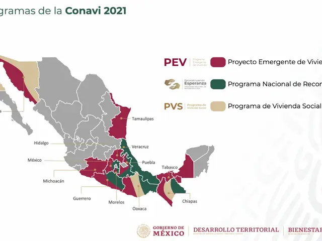 The image shows a map of Mexico with the provinces highlighted in different colors. The text on the...