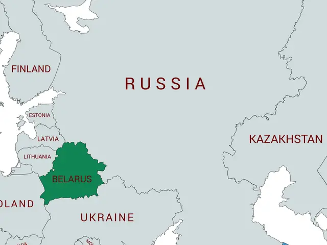 The image shows a map of Europe with the provinces of Belarus and Azerbaijan highlighted in...