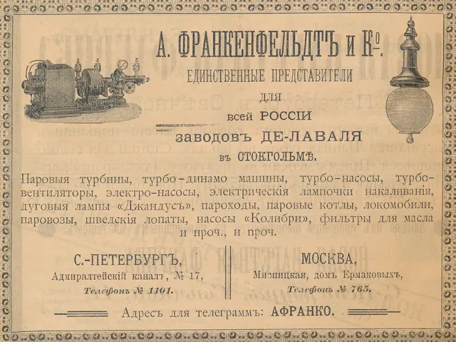 The image shows an old Russian certificate with a picture of a machine on it. The certificate has...