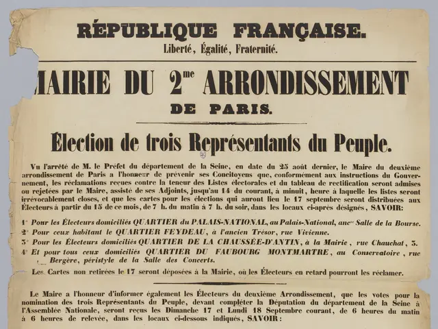 The image shows an old newspaper with a black and white image of a man's face on it. The paper has...