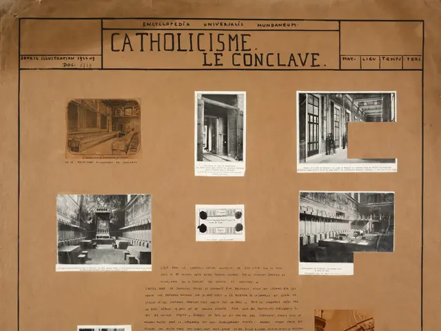 The image shows a book with a variety of pictures and text on it, depicting the history of the...