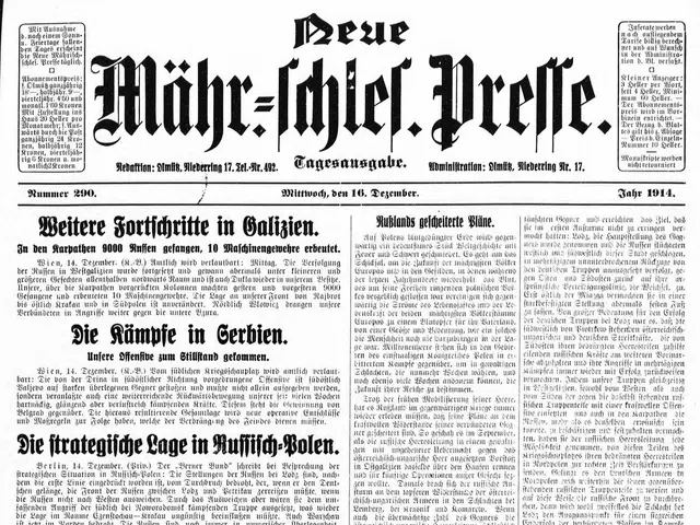 The image shows the front page of a German newspaper with a black and white image of a man in a...