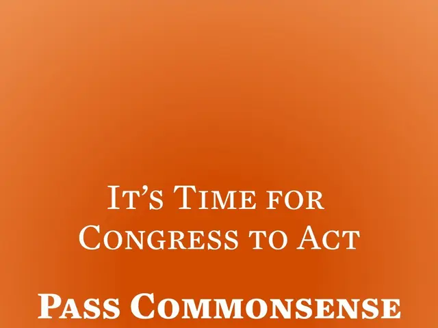 The image shows a poster with the words "It's Time for Congress to Act Pass Commonsense Gun Reform"...