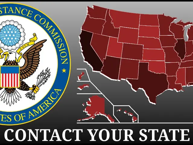 The image shows a logo with the text "Contact Your State" and a map of the United States with the...