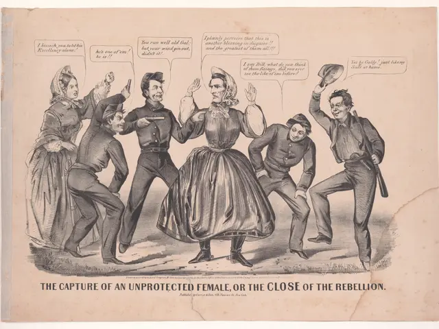 The image shows a paper with a drawing of a group of people standing on the ground, with the text...