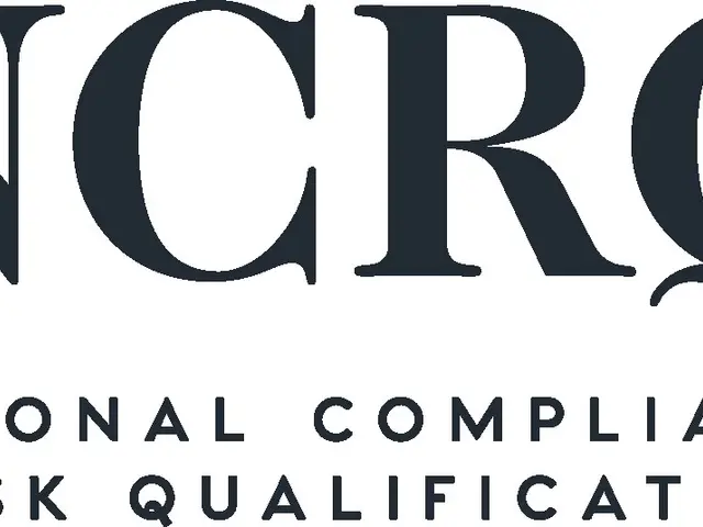 The image shows a white background with the text "National Compliance & Risk Qualifications"...