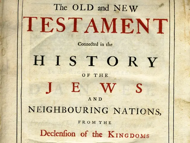 The image shows an old and new testament connected to the history of the jews and neighbouring...