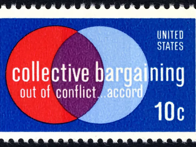The image shows a Venn diagram with the words "Collective Bargaining Out of Conflict" in the...