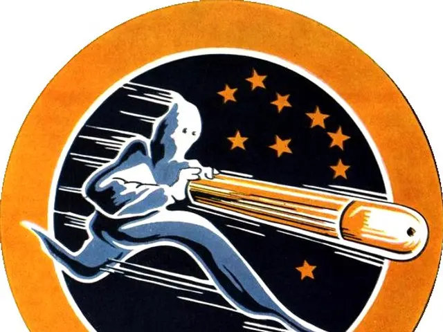 The image shows a poster with a logo of a person holding a rocket, with the words "The Uninvited"...