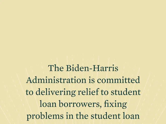 The image shows a poster with the text "The Biden-Harris Administration is committed to delivering...
