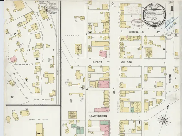 The image shows an old map of the city of San Francisco, California, with the Library of Congress...