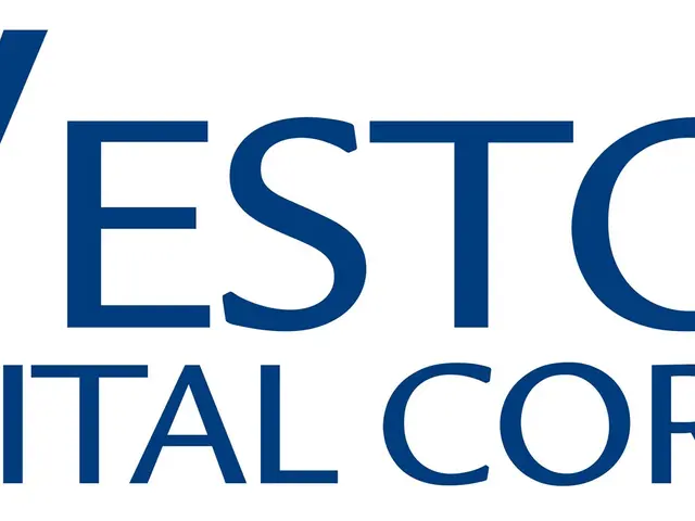 The image shows the Westcourt Capital Corporation logo, which consists of blue text on a white...