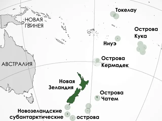 The image shows a poster with a map of the world, highlighting the locations of the Russian...