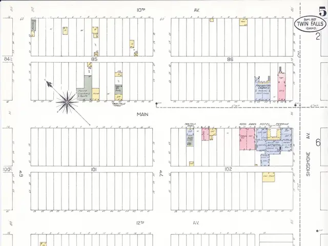 The image shows a sheet of paper with a map of the proposed site plan for a residential...