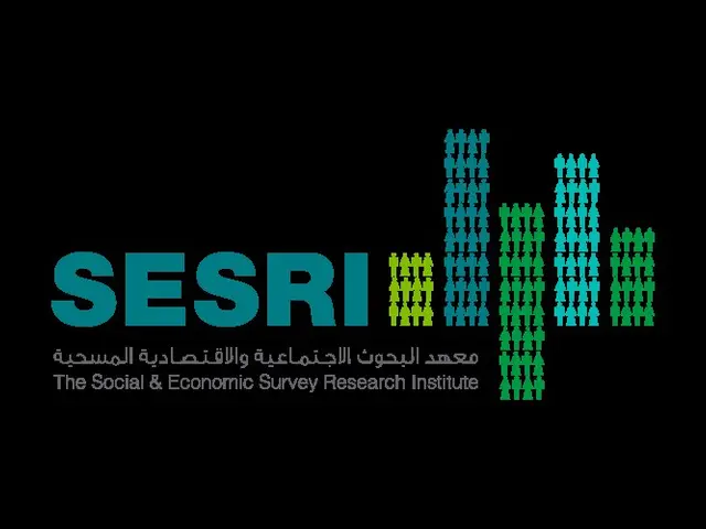 The image shows the logo of the Social & Economic Survey Research Institute (SESRI) with a white...