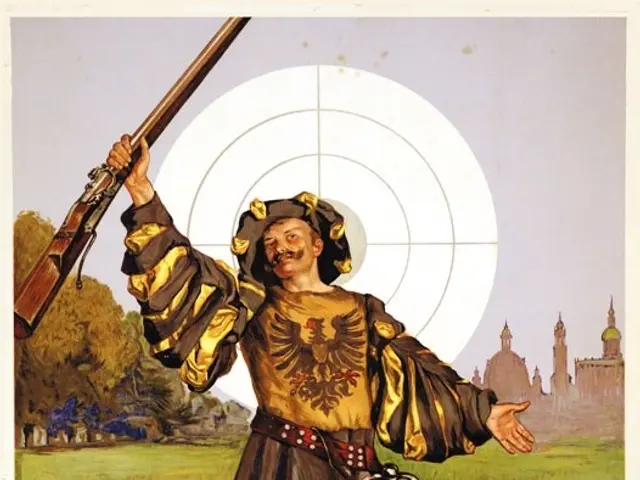 The image shows a poster advertising the 13th of July in Dresden, Germany. It features a person...