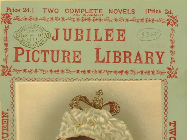 The image shows a book with a picture of Queen Elizabeth I of England on the cover. The title of...