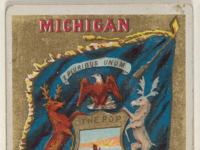 The image shows a poster with text and images of animals, people, and other objects, as well as a...