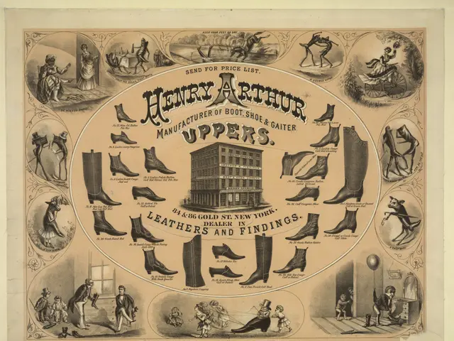 The image shows an advertisement for Henry Arthur Uppers, a manufacturer of boot, shoe, and...