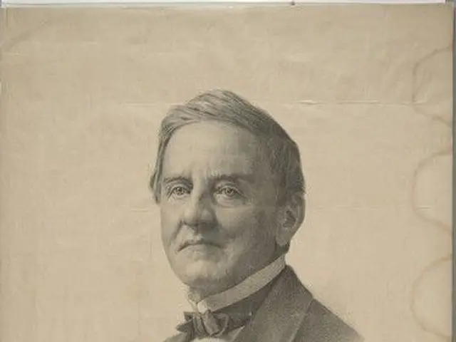 The image shows an old book with a portrait of Samuel J. Tilden, the Governor of the United States,...