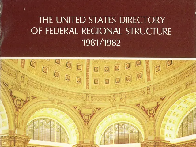 The image shows an inside view of the United States Directory of Federal Regional Structure...