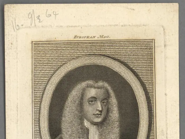 The image shows a portrait of Sir William Jones, the judge of the Supreme Court of Justice of...