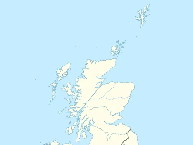 The image shows a map of the United Kingdom of Great Britain and Ireland, with the borders of the...